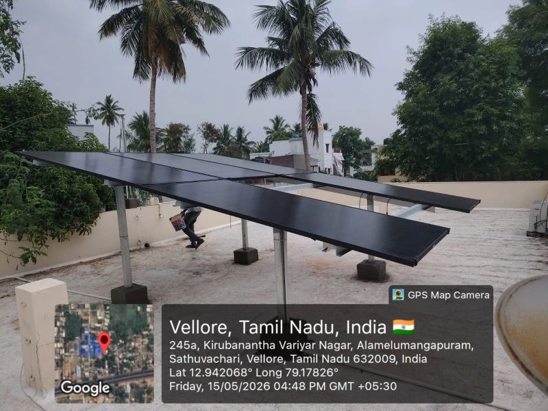 Another Successful Hybrid Solar Installation Completed in Vellore