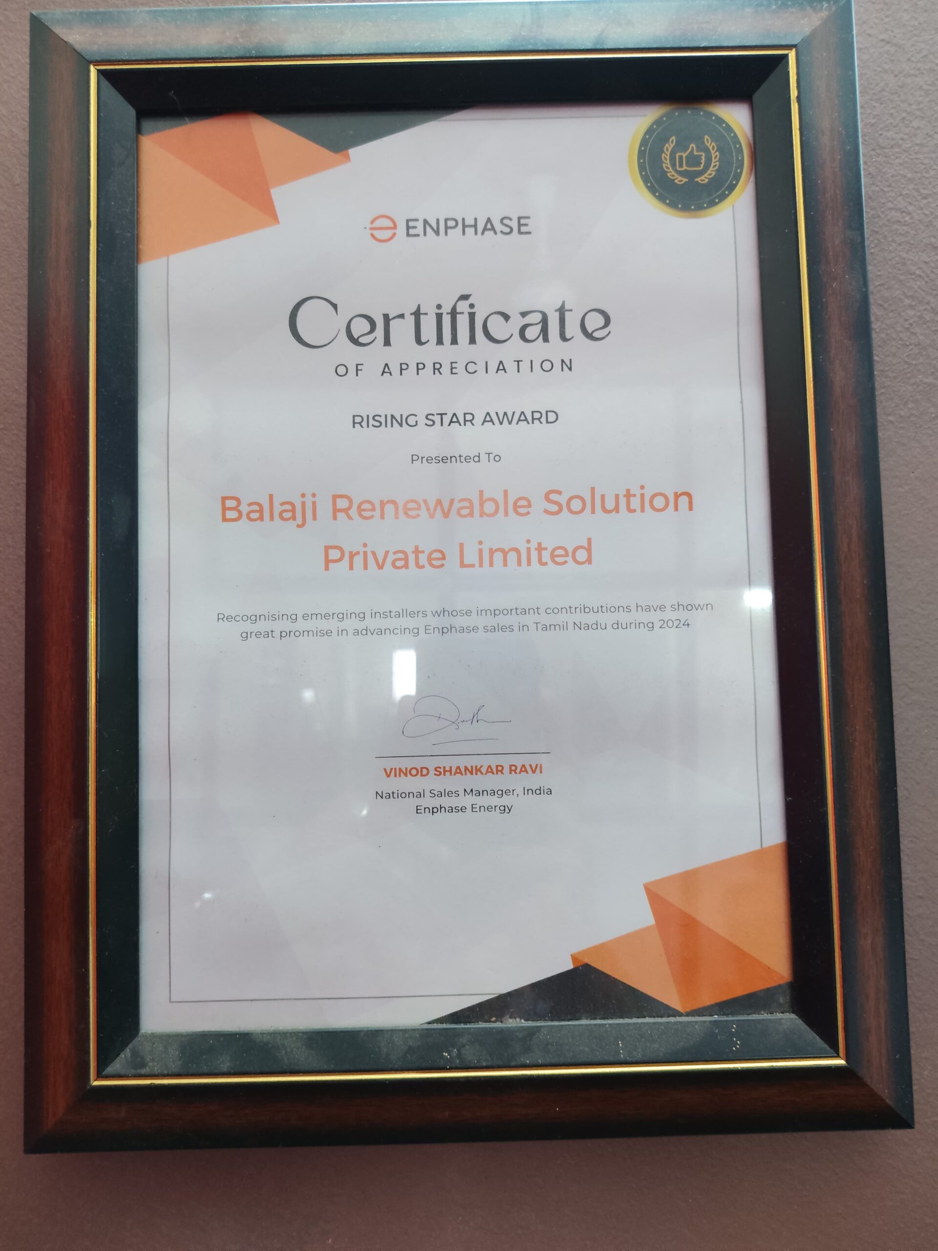 Rising Star EPC Award – Residential (Saatvik Panel)