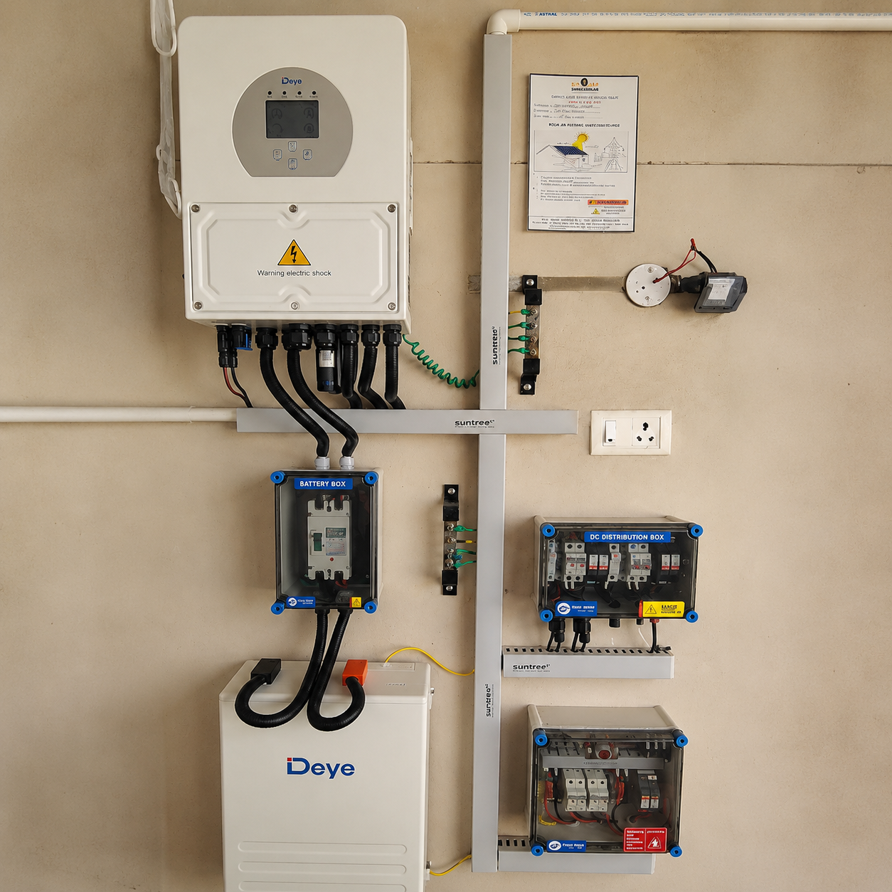 3.48kW Hybrid Solar Power System Installation Under PM Surya Ghar Yojana – A Complete Residential Clean Energy Deployment
